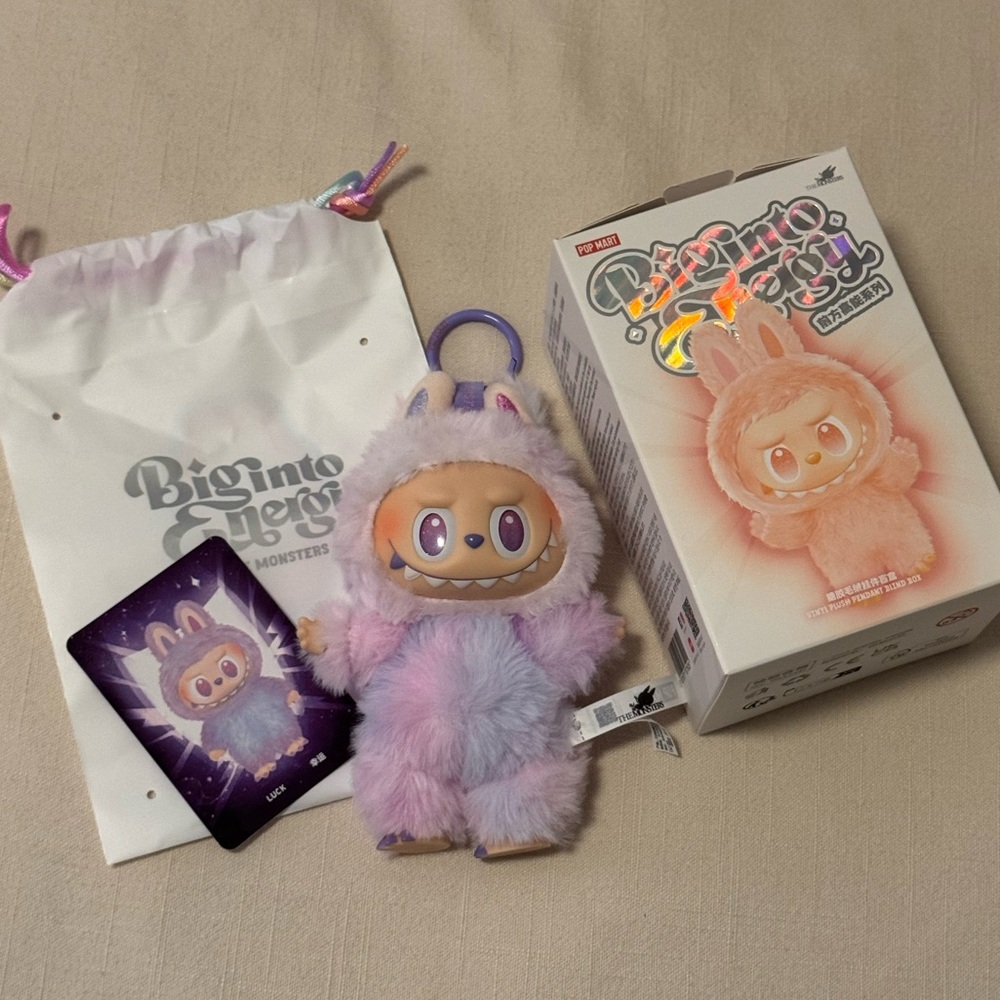 POP MART Big Into Energy Labubu - Luck (Purple)